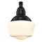 Westinghouse Fixture Wall Outdoor 60W Eddystone, Textured Black White Opal Glass 6314300 - alternate 1